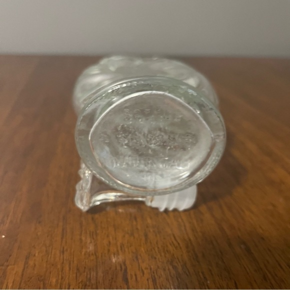 Vintage 1970s Italian Clear Glass Decanter Bottle with Stopper - Picture 8 of 12